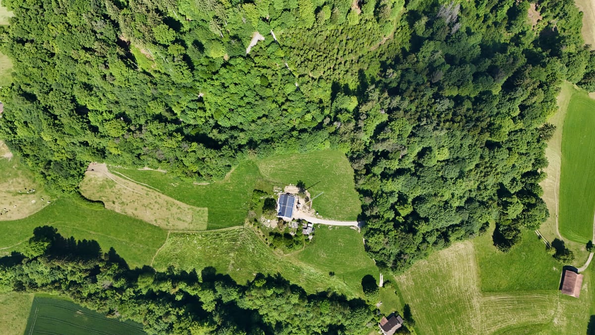 Unterdach fertiggestellt